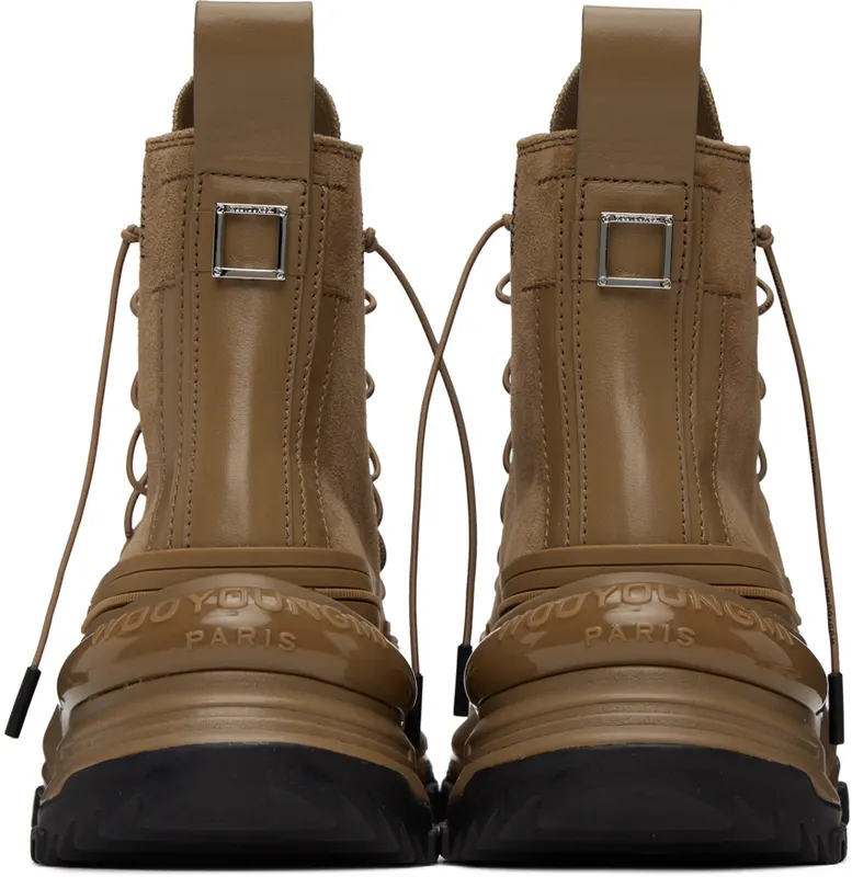 Wooyoungmi Double Lace “Brown” (W223SU01)