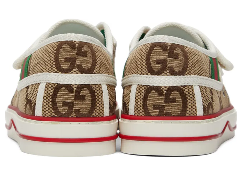 Gucci Beige Tennis 1977 Sneakers (692917 UKO70) (2)