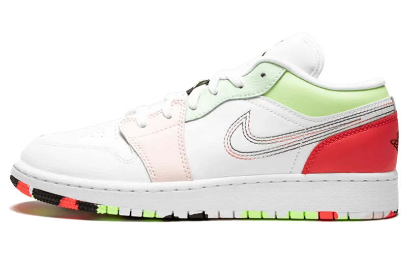 Air Jordan 1 Low GG White Ember Glow (554723-176)