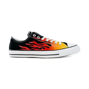 Converse Chuck Taylor All Star Ox Black Flames (166259F)