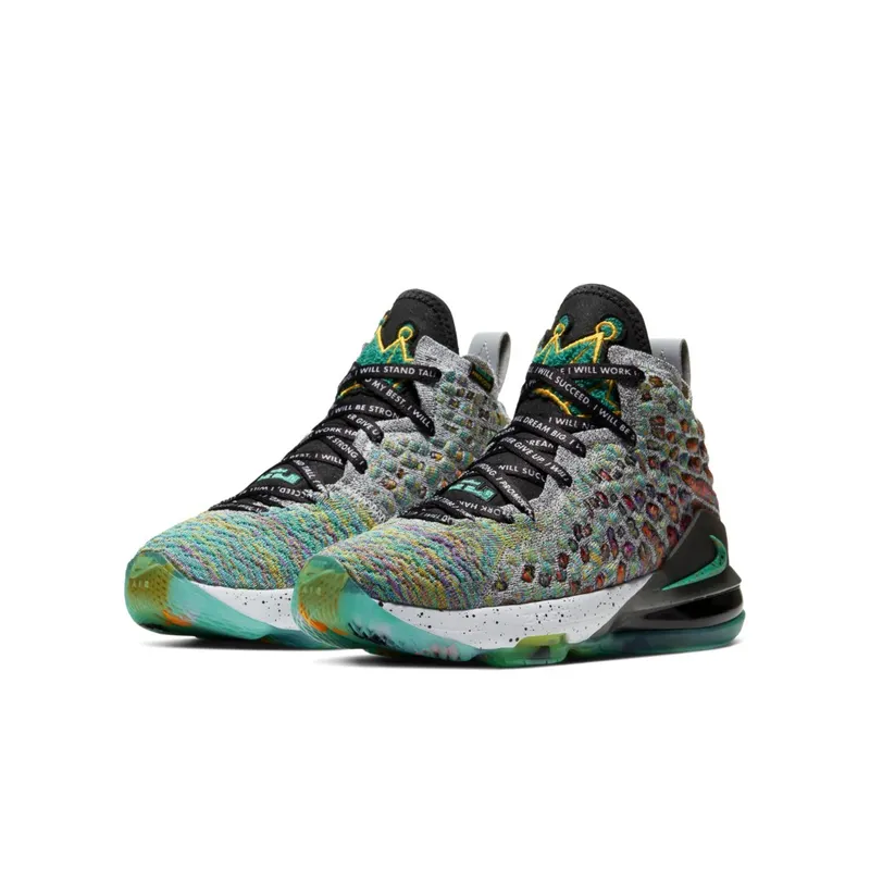 Nike LeBron 17 I Promise (GS) Neptune Green/White-Black (CW2761-300)
