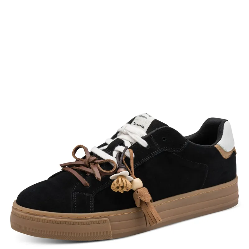 Tamaris sneaker Beige / Black / White (1-23708-47-001)