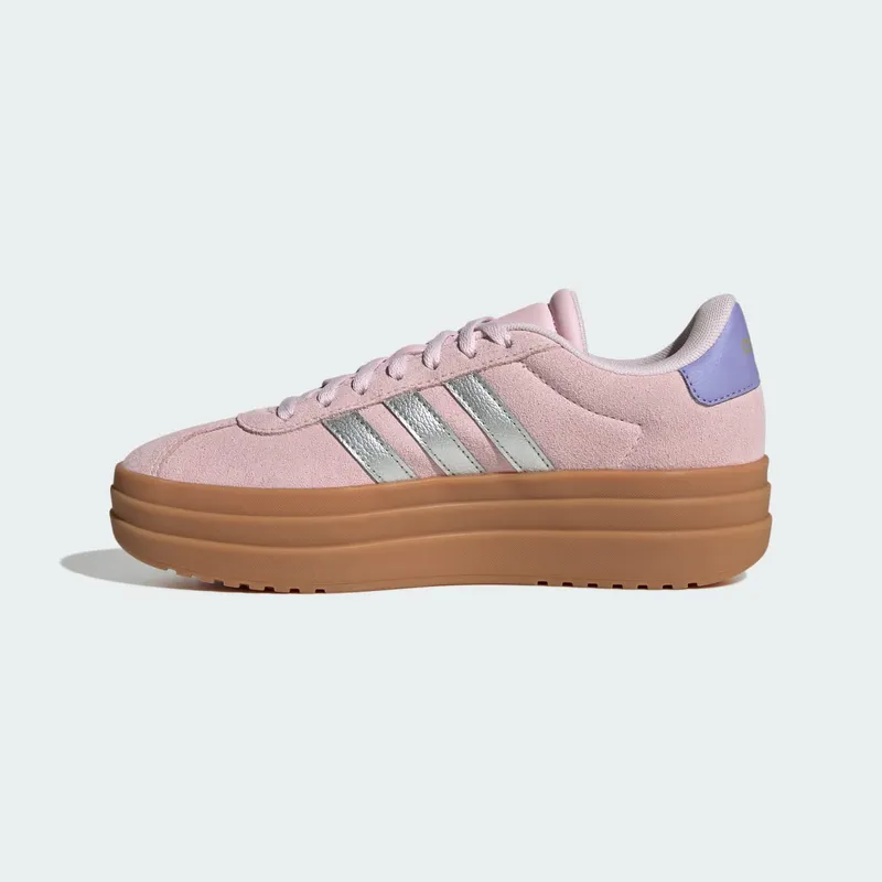 Adidas VL Court Bold Lifestyle Kids Clear Pink / Silver Metallic / Gold Metallic (JQ4556)