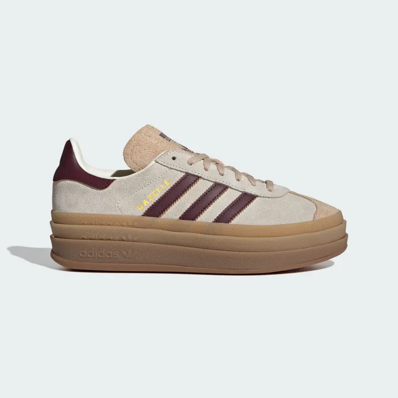 Adidas Gazelle Bold Cream White / Maroon / Magic Beige (JQ5127)