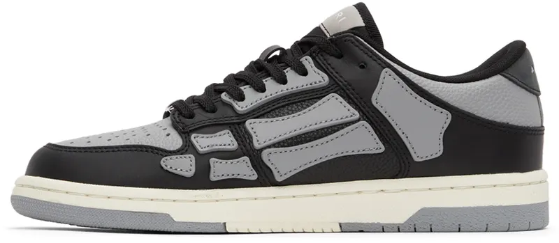 AMIRI Black & Grey Low Skel Top Sneaker (SS22MFS003)