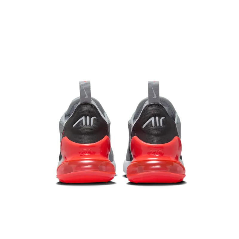 Nike Air Max 270 GS “Wolf Grey Anthracite Bright Crimson White” (943345-039)