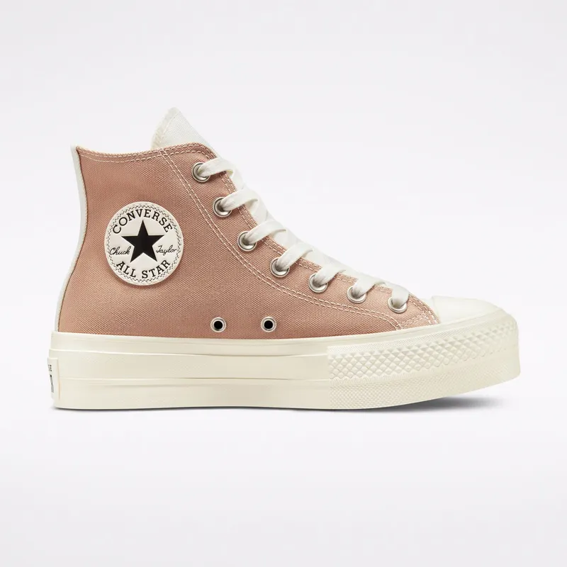 Converse Chuck Taylor All Star Lift Platform Tri-Panel Hemp/desert Sand/egret (A01581C)