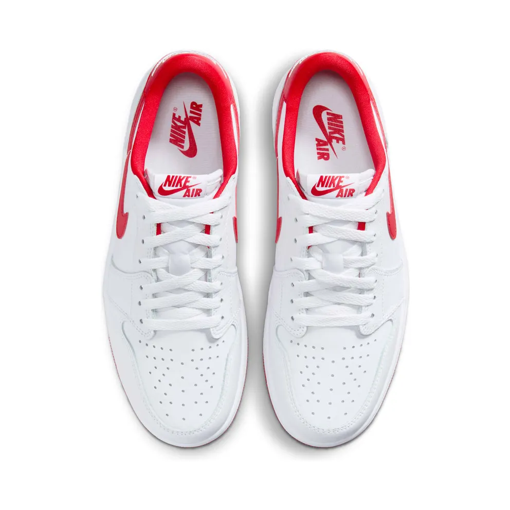 Air Jordan 1 Low OG White/White/University Red (CZ0790-161)