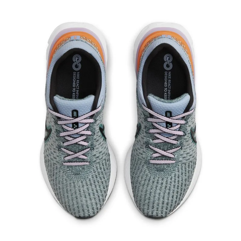 Nike React Infinity Run Flyknit 3 Road Running Grey (DD3024-300)