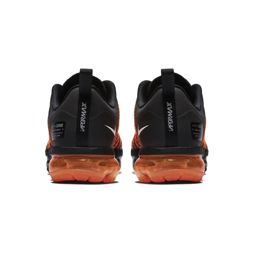 Nike Air VaporMax Run Utility Black Orange Black/Reflect Silver-Oil Grey (AQ8810-005)