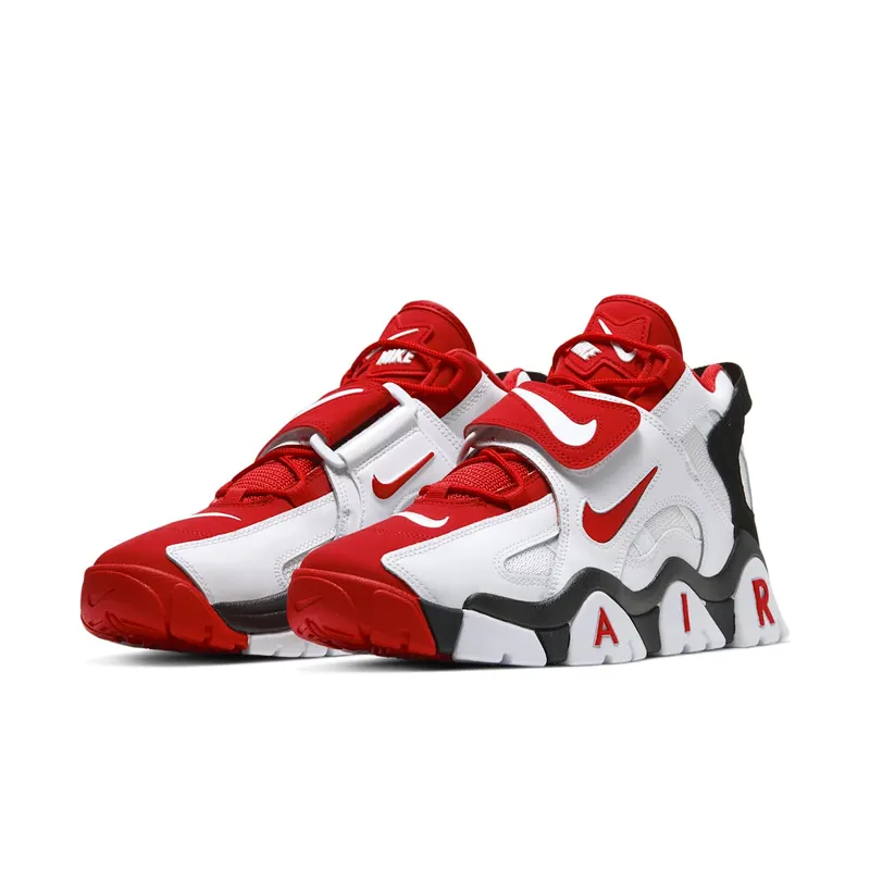 Nike Air Barrage Mid White Black Red (AT7847-102)