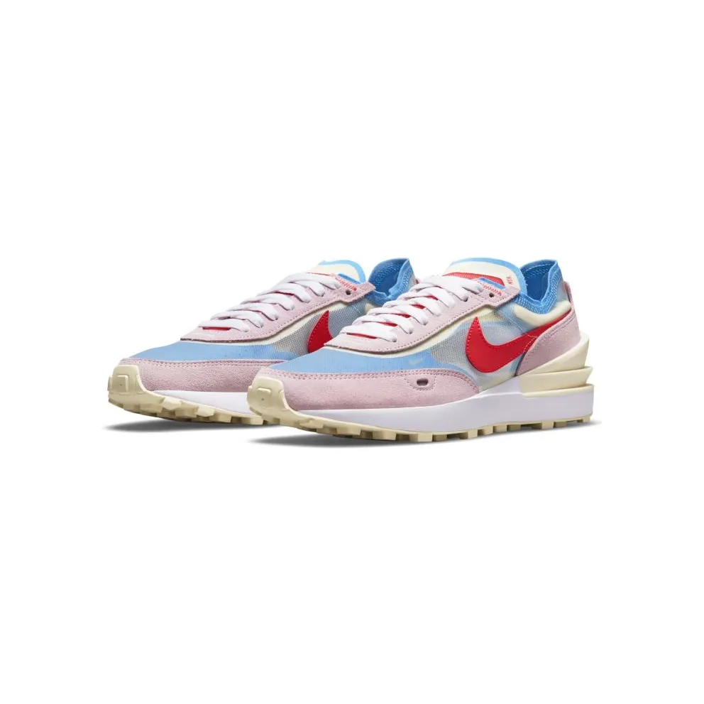Nike Waffle Oneen “Regal Pink / Coconut Milk / University Blue / Fusion Red” (DN5057-600)