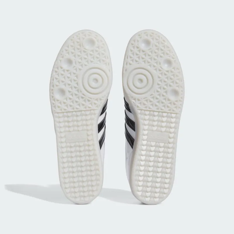 Adidas Dill Samba Patent Leather Cloud White / Core Black / Gold Metallic (IE5158)