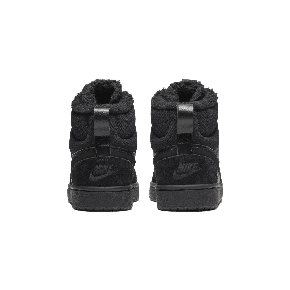 Nike Court Borough Mid 2 Older Kids’ Boot Black (CQ4023-001)