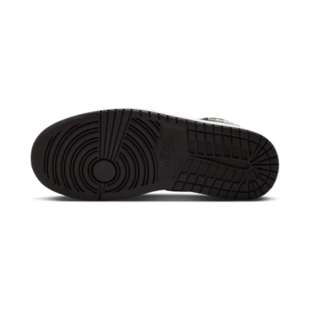 Air Jordan 1 Mid – “Black / Velvet Brown / Chalk” (IQ5161-001)