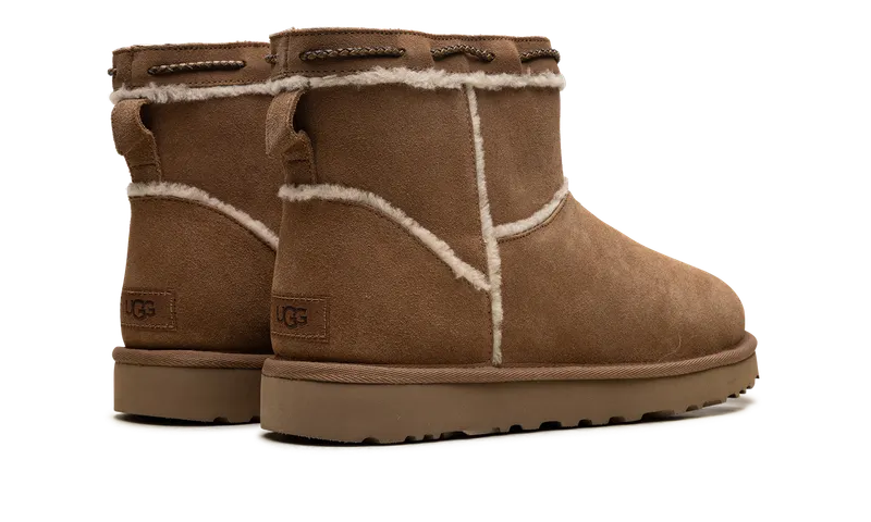 Ugg Classic Mini Shearling Braid “Chestnut” (1166751-CHE)