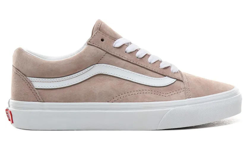 VANS Old Skool Schoenen Van Varkenssuède (Beige)