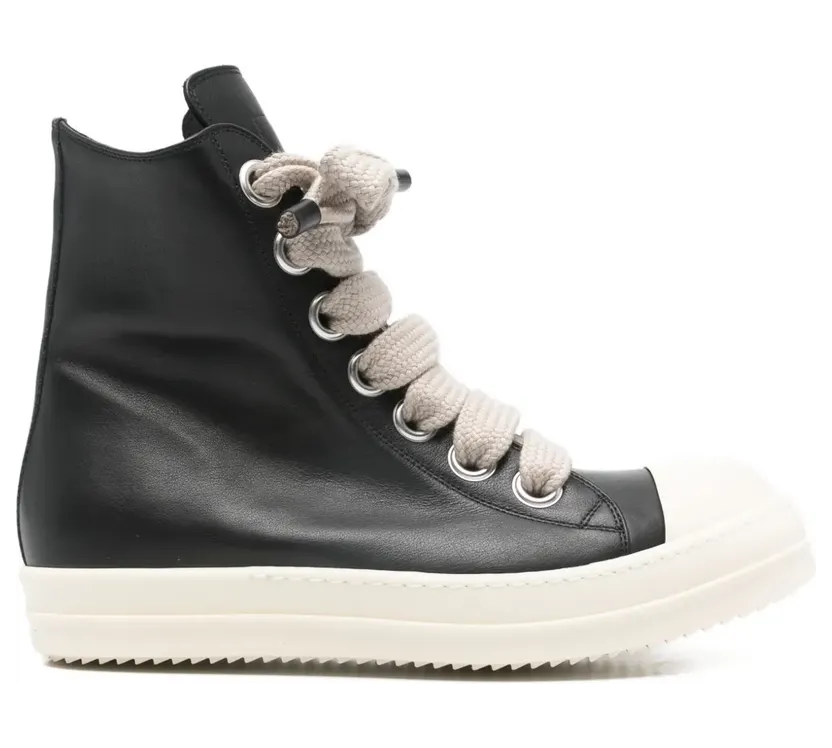 Rick Owens Jumbolace “Black” (RU01F2892LCOW2)