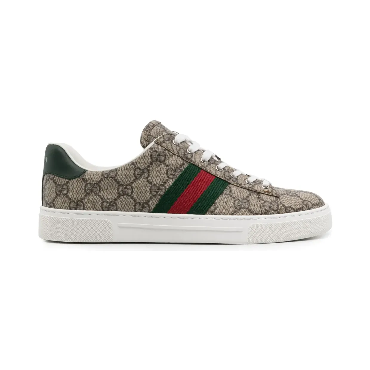 Gucci Ace sneakers met monogram – Beige (760774FACMZ)