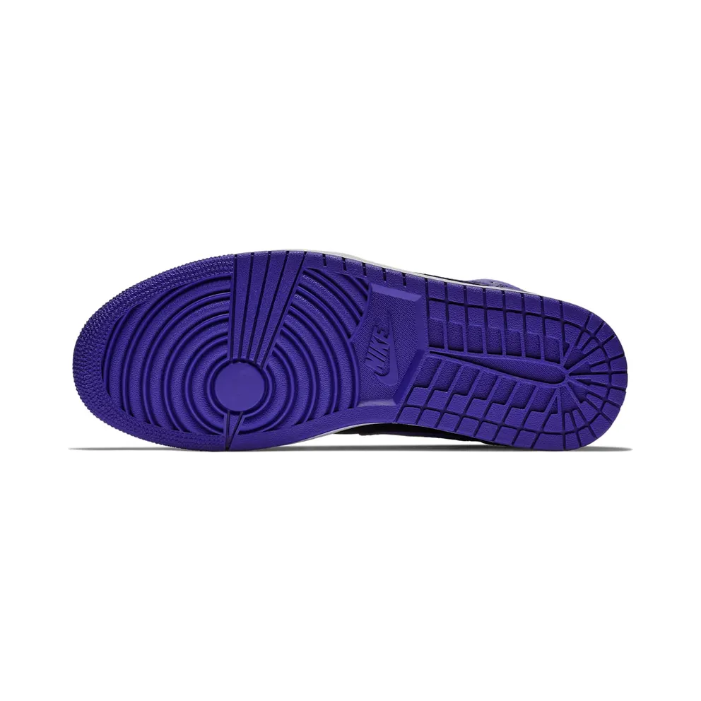Jordan 1 Mid Black Dark Concord Black/Dark Concord-White (554724-051)