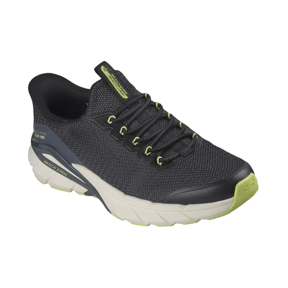 Skechers Slip-ins: Skech Cage “Covra Sneaker Black / Limoen” (233271BKLM)