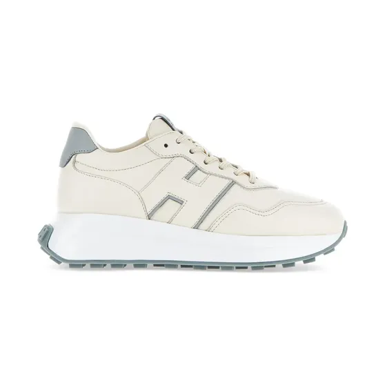 Hogan Sneakers met logopatch – Beige (HXW6410EH41QZB)