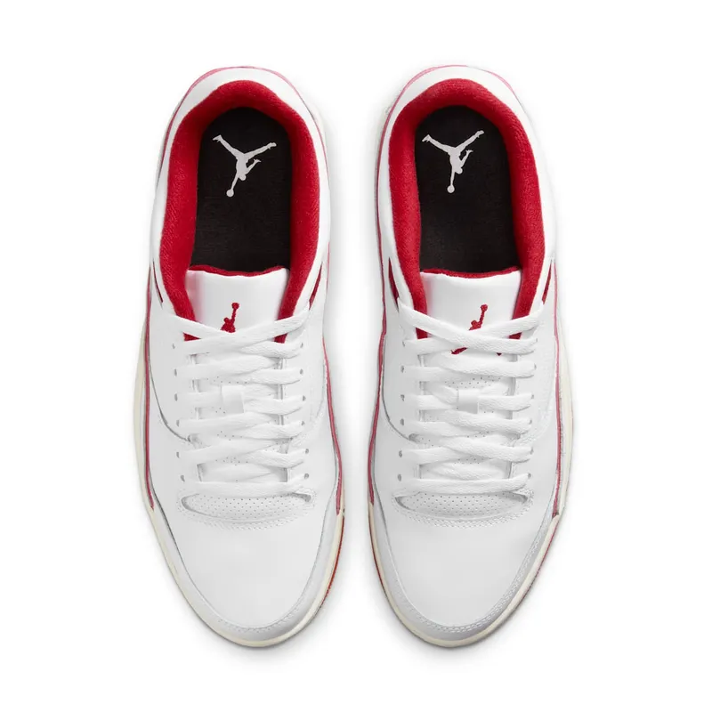 Jordan Flight Court White Sail Black Varsity Red (HF3255-106)