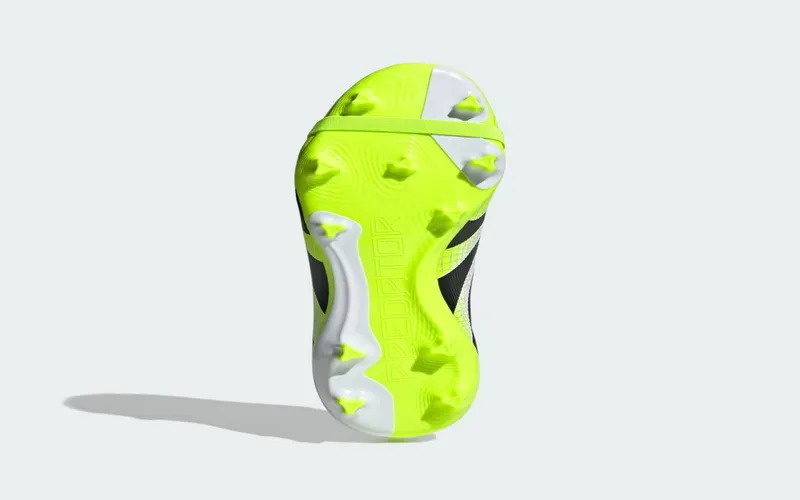 adidas Predator League Fold-Over Tongue FG/MG Cloud White Core Black Lucid Lemon (JI1111)
