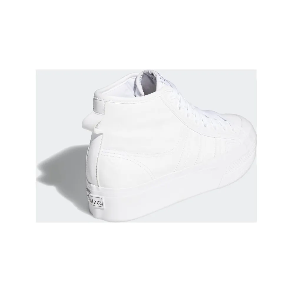 adidas Nizza Platform Mid Cloud White / Cloud White / Core Black (FY7602)