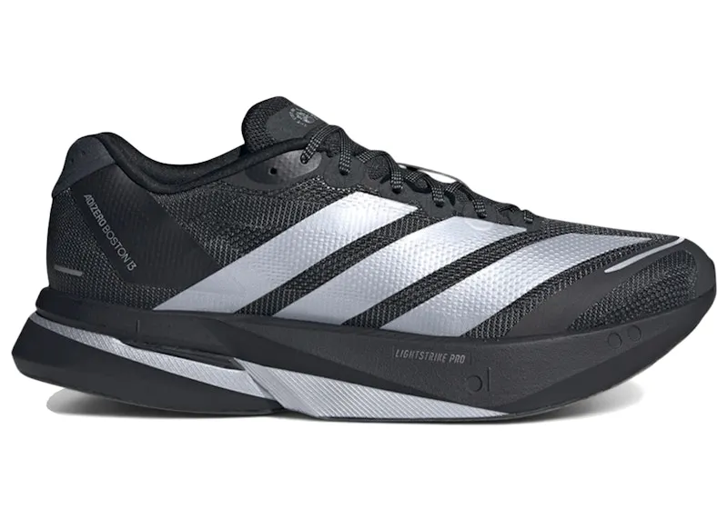 adidas Adizero Boston 13 Black Silver Metallic (JQ9826)