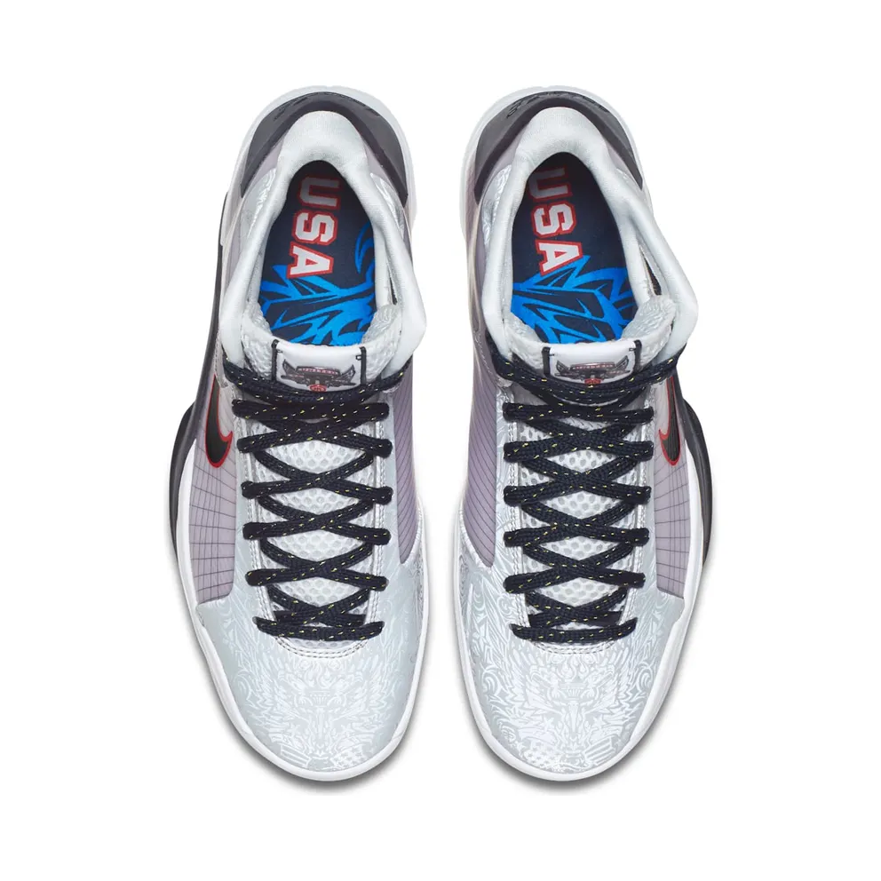 Nike Hyperdunk 08 United We Rise (2016) White/Sport-Red-Dark Obsidian (863301-146)