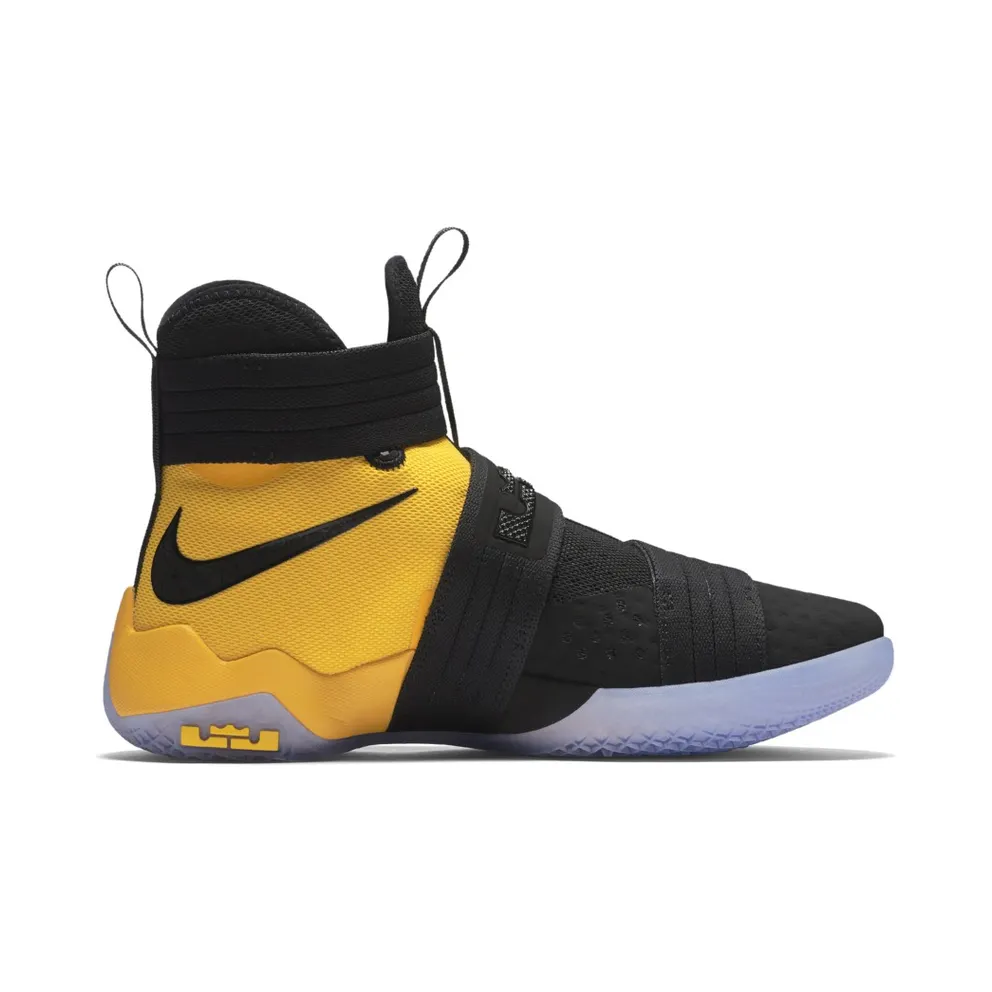LeBron Soldier 10 Black/Black-University Gold (844378-007)