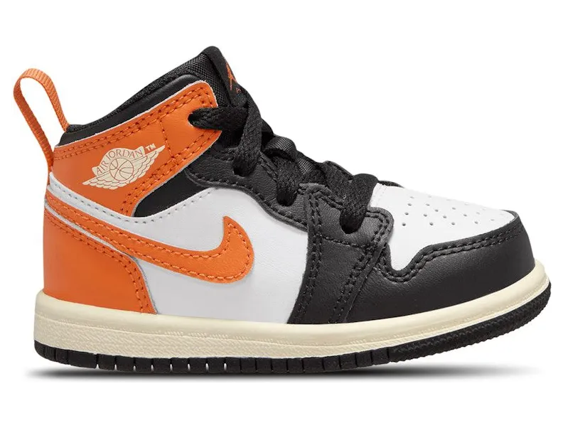 Jordan 1 Mid Black Toe Starfish (DQ8425-801)