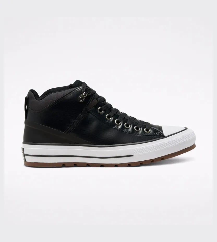 Converse Unisex Chuck Taylor All Star Street Boot High Top Black/almost Black/white (168865C)