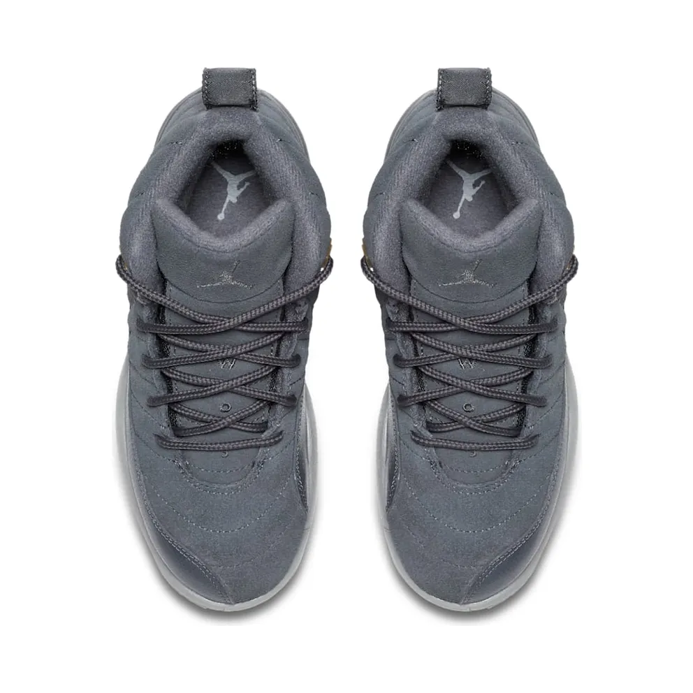 Jordan 12 Retro Dark Grey (PS) Dark Grey/Dark Grey-Wolf Grey (151186-005)
