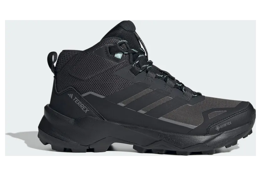 Adidas Terrex Skychaser AX5 Mid GORE-TEX Wandelschoenen Carbon / Core Black / Semi Flash Aqua (JQ2219)