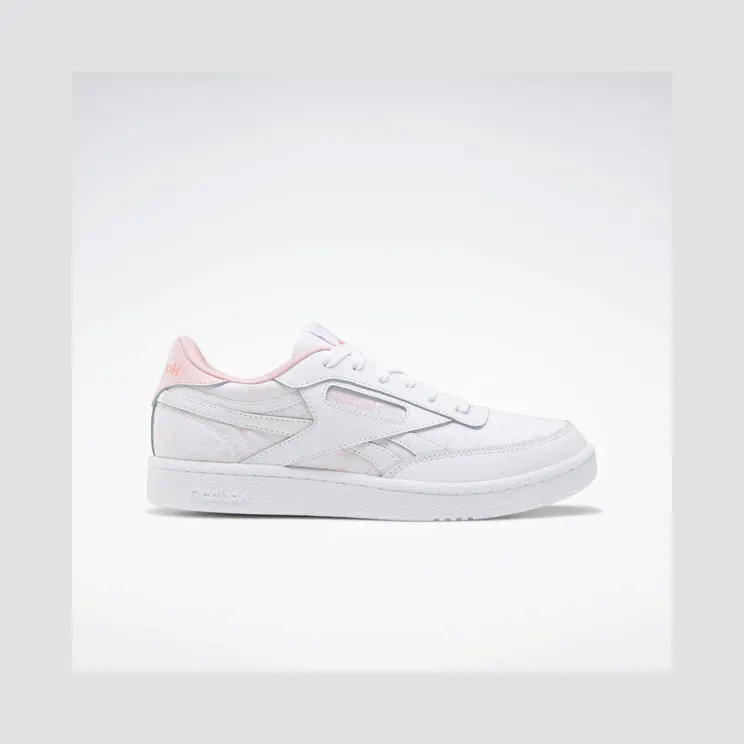 Reebok Club C Revenge Schoenen White / Pink Glow / Twisted Coral