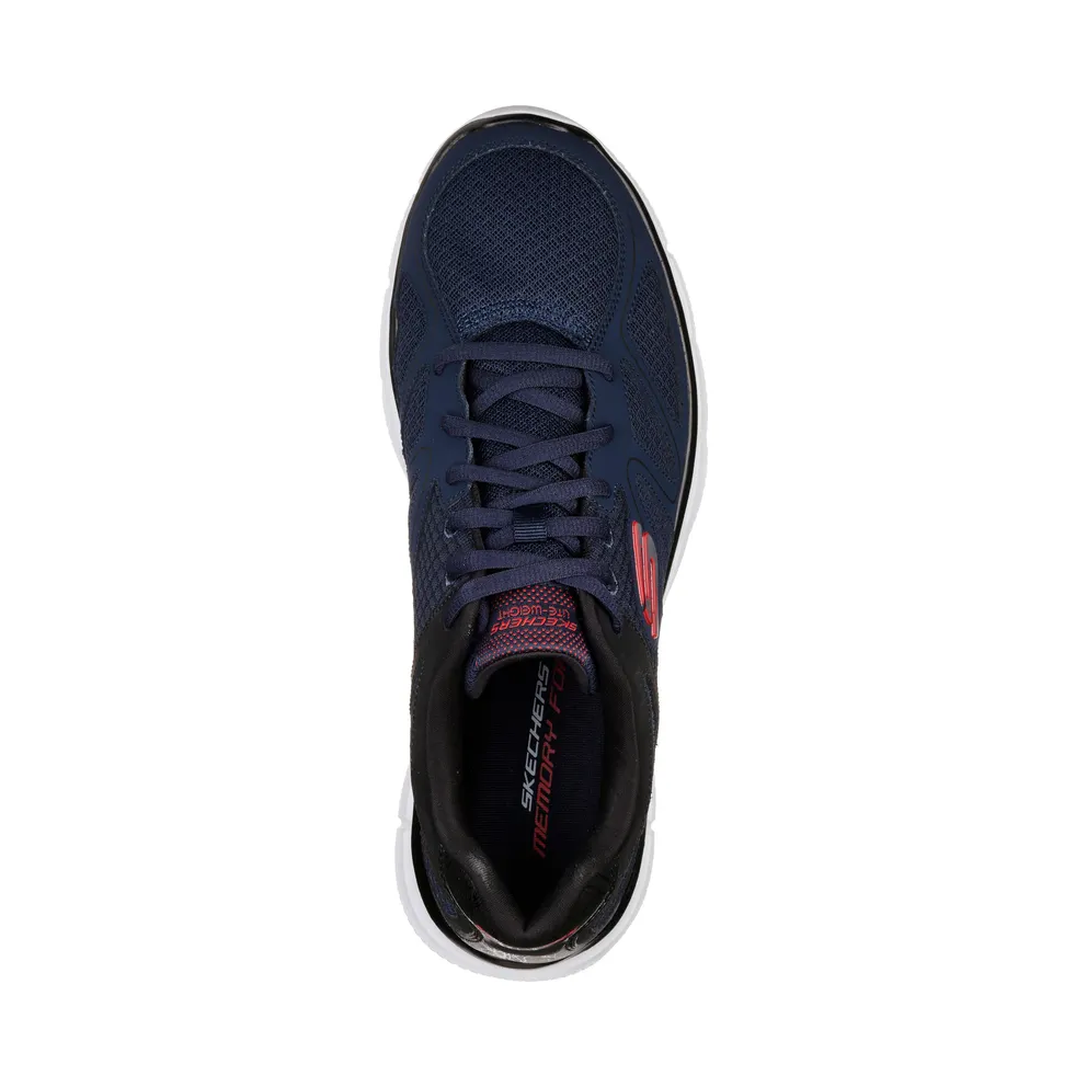 Skechers Satisfaction – Flash Point – Marine / Black – “Blue” (58350 NVBK)