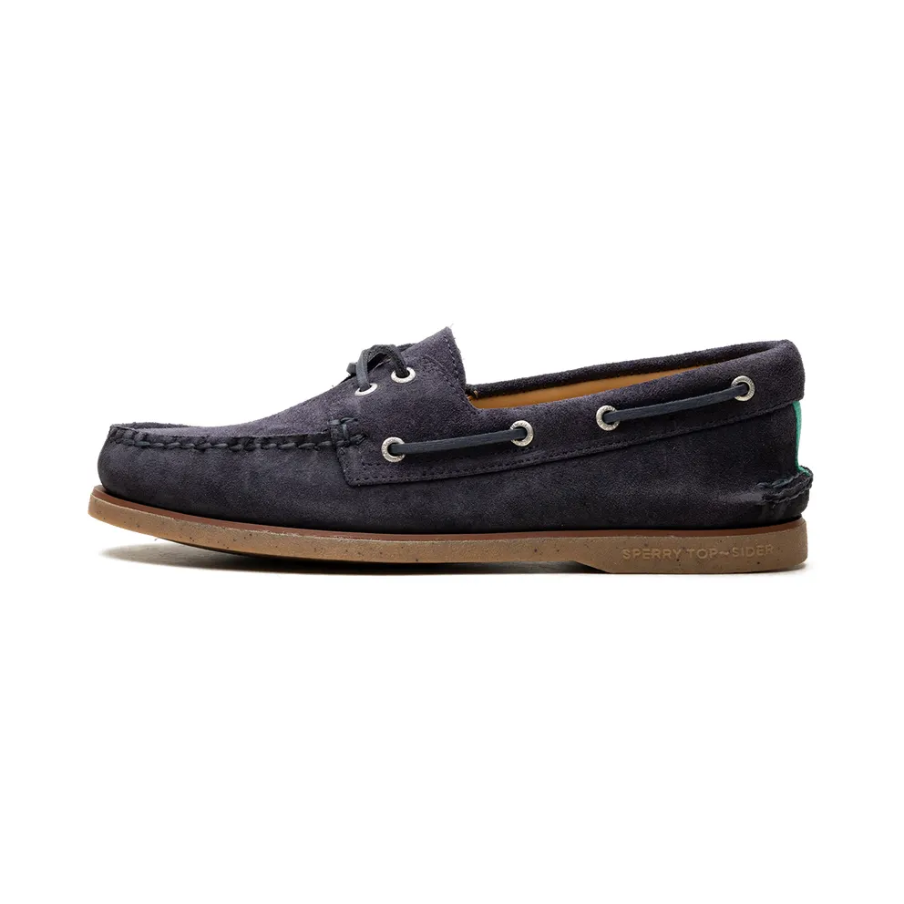 Sperry Gold Authentic Original 2-Eye “Navy Suede” (STS24018)