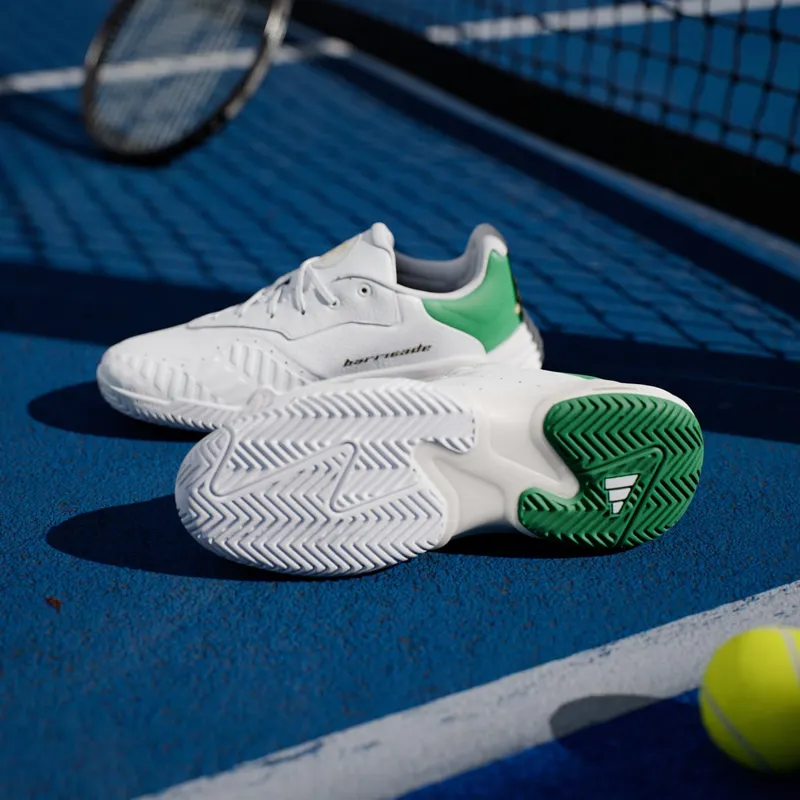 Adidas Barricade 13 Leren Tennis Shoes White / Cloud White / Cloud White (JP7237)