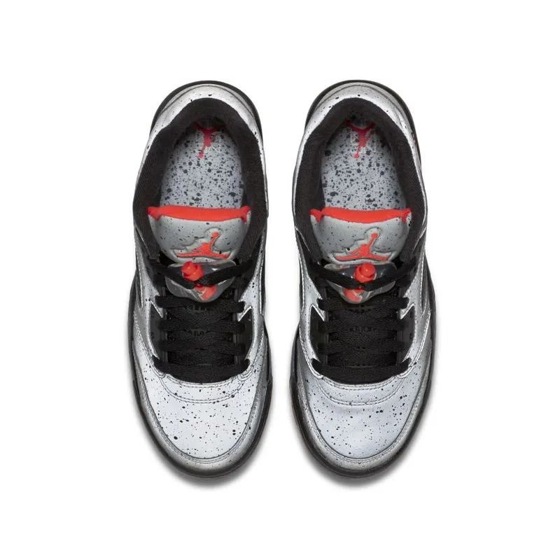 Jordan 5 Retro Low Neymar (GS) Reflective Silver/Infrared 23-Black (846316-025)