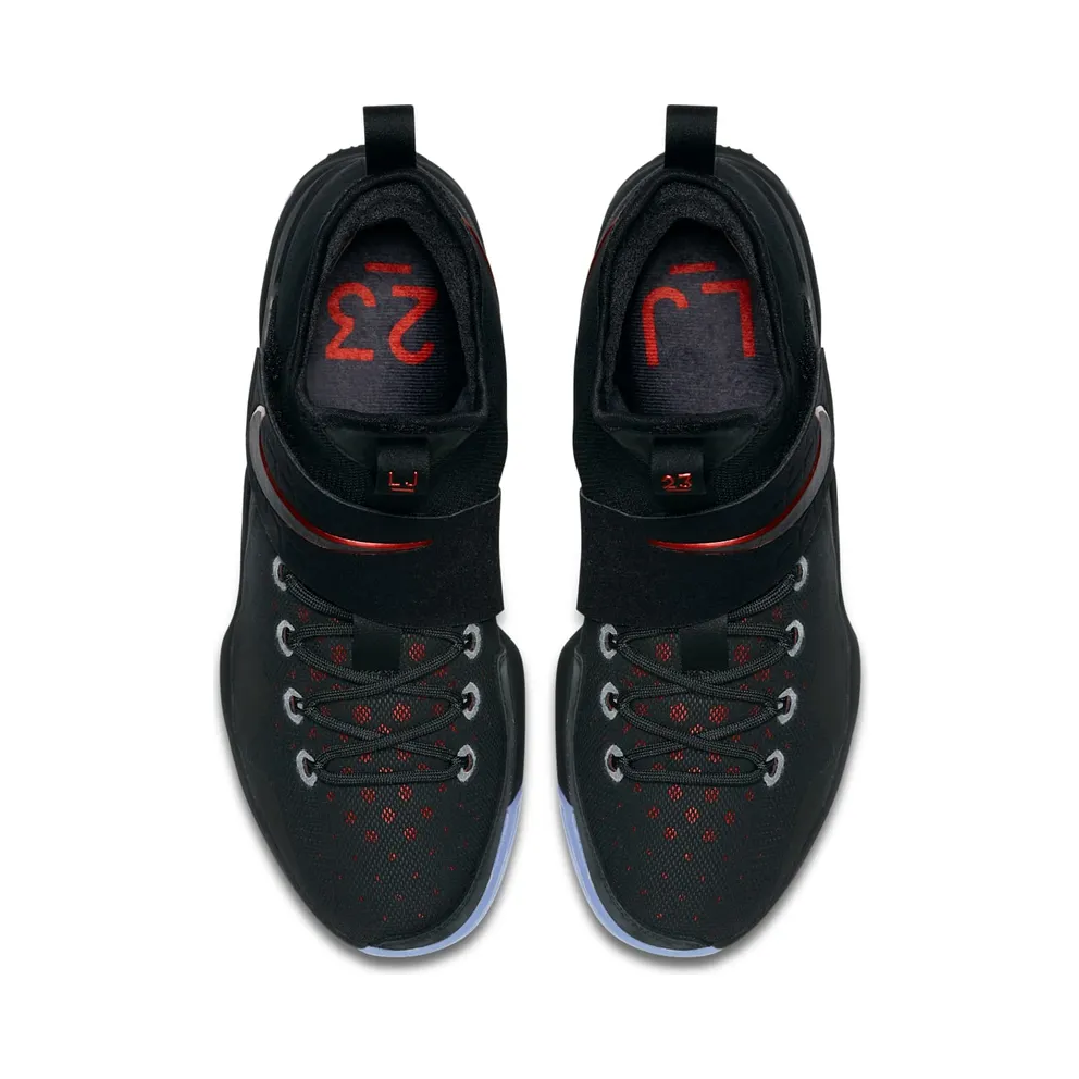 Nike LeBron 14 Bred Black/Black-University Red (852405-004)