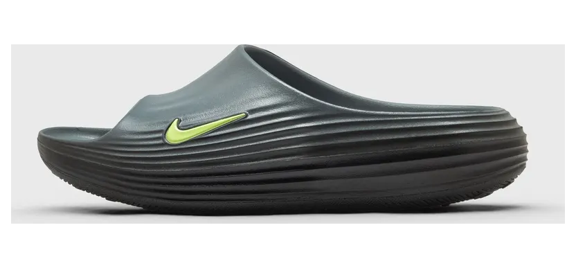 Nike ReactX Rejuven8 Slide Cool Grey Black Volt
