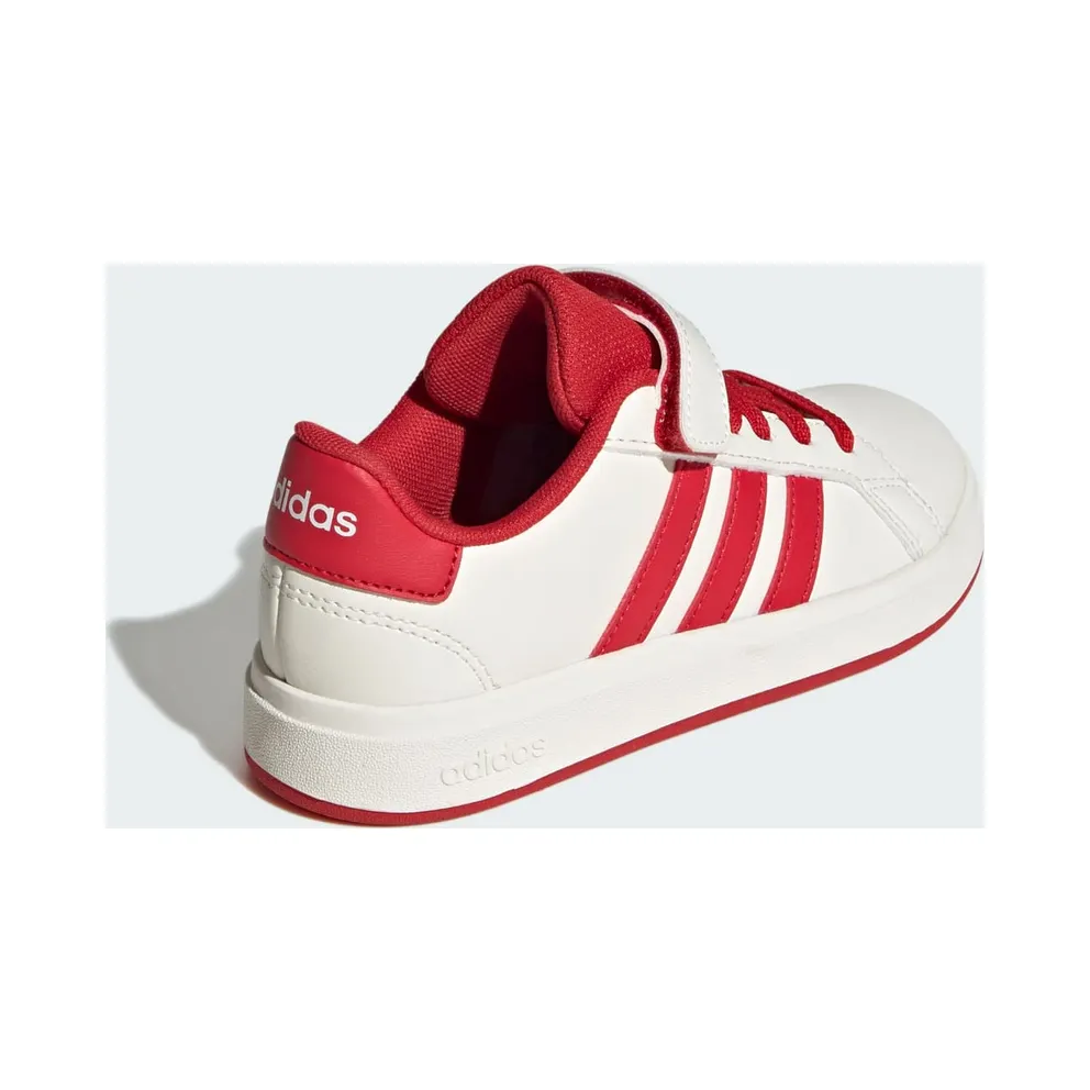 Adidas Grand Court 2.0 Kids Off White / Collegiate Red / Core Black (JQ8003)
