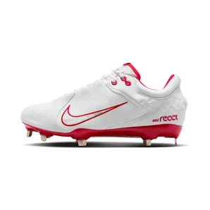 Nike Hyperdiamond 4 Elite White Pure Platinum University Red (FZ0923-104)