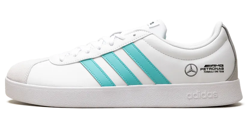 Adidas VL Court “Mercedes-AMG Petronas Formula One Team Cloud White” (JR1069)