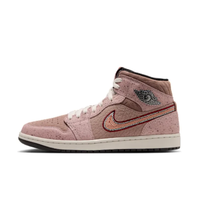 Air Jordan 1 Mid – Dia de Los Muertos – “Desert Dust / Particle Beige / Light Orewood Brown / Terra Blush” (IZ4718-283)