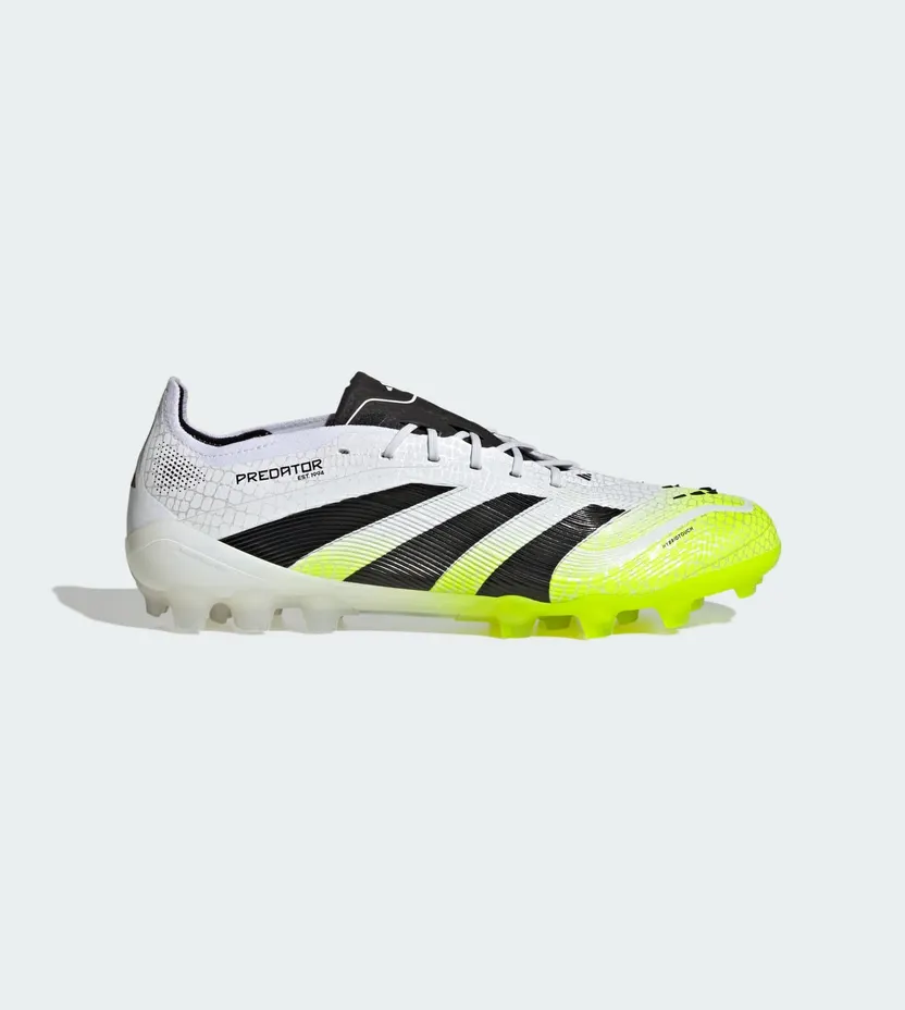 adidas Predator Elite 2G/3G AG Cloud White Core Black Lucid Lemon (JH8879)