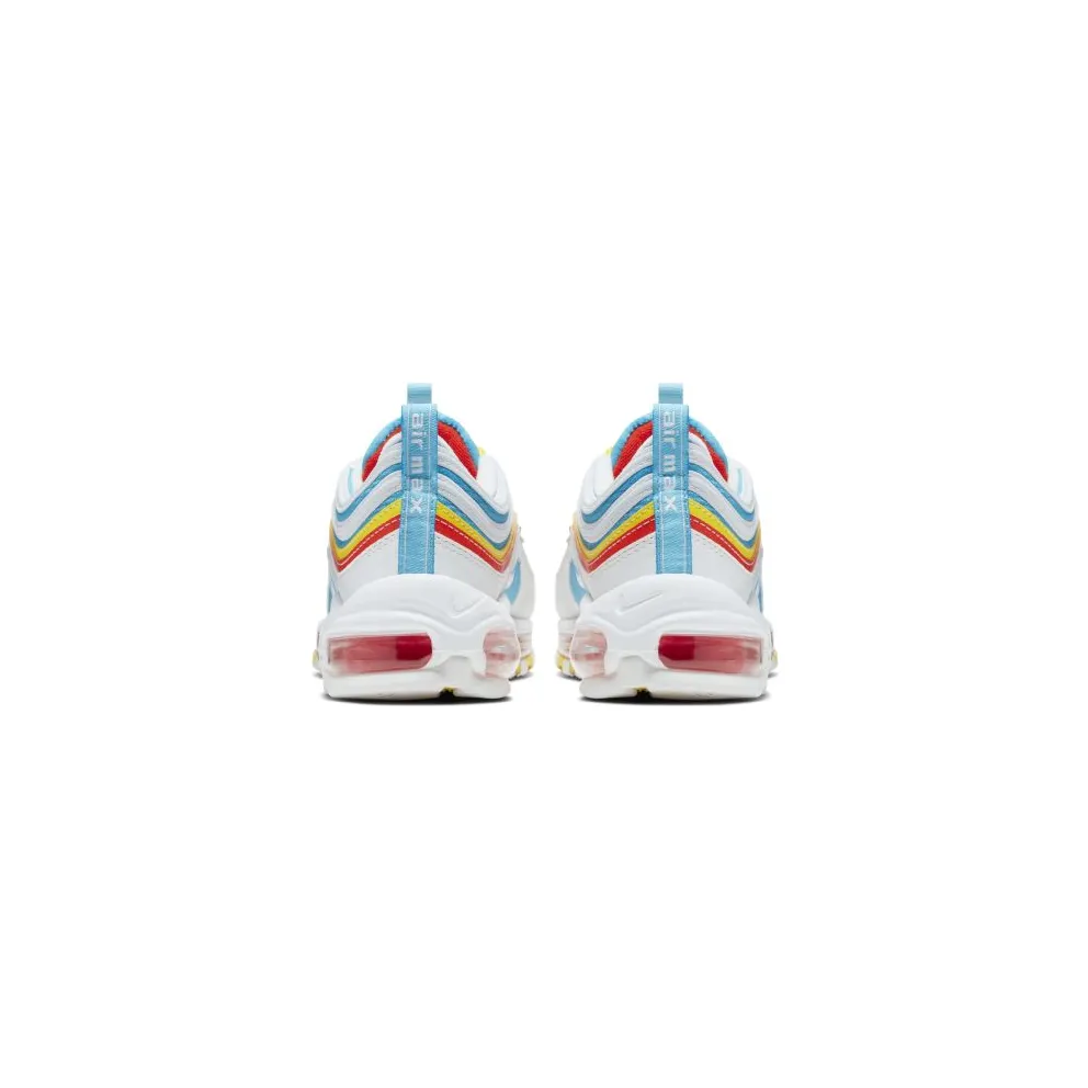 Nike Air Max 97 Summer Pack 2019 (GS) Blue Fury/Team Orange-Opti Yellow-Summit White (CK0052-400)