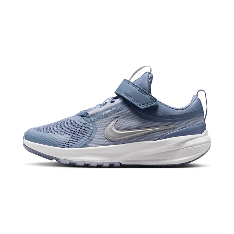Nike Star Runner 5 “World Indigo / Ghost / Platinum Tint / Metallic Silver” (HF7005-402)